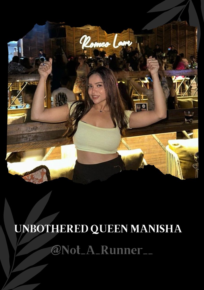 Not_A_Runner_'s tweet photo. “I say if I’m beautiful. I say if I’m strong. You will not determine my story

UNBOTHERED QUEEN MANISHA https://t.co/vE5PwR91ri