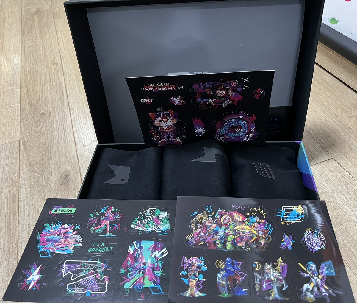 nhocconan's tweet photo. The wait is over & The FSL Legacy Drop is finally here ๐ฅ๐ฅ๐ฅ
A high-quality box with 3 great T-Shirts & stickers inside: #StepN, #GasHero , and #Mooar
#FSL #FSLLegacyDrop
@fslweb3
@Stepnofficial
@mooarofficial
@GasHeroOfficial https://t.co/yyt9mfN2hp
