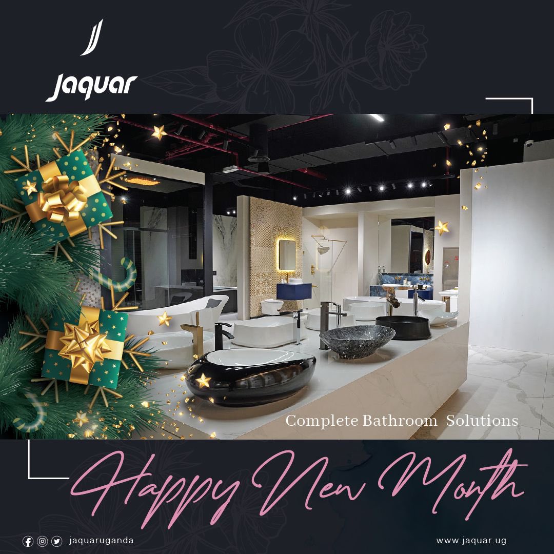 Welcome December in style. At JaquarUaganda we ensure quality and standard👍
📍Plot 89, 6th Street Industrial area 

☎️Call us on 0757422570.

 #luxury #bathroom #bathtubs #trending #interior #bathaccessories #mordernbathrooms #mordernbathtubs #jaquarworld #december