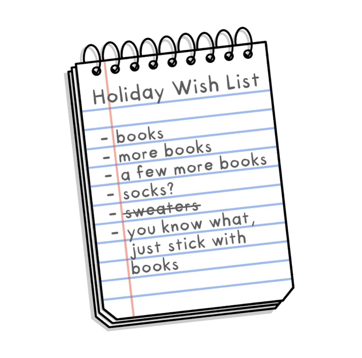 Feel free to forward this list to your loved ones.