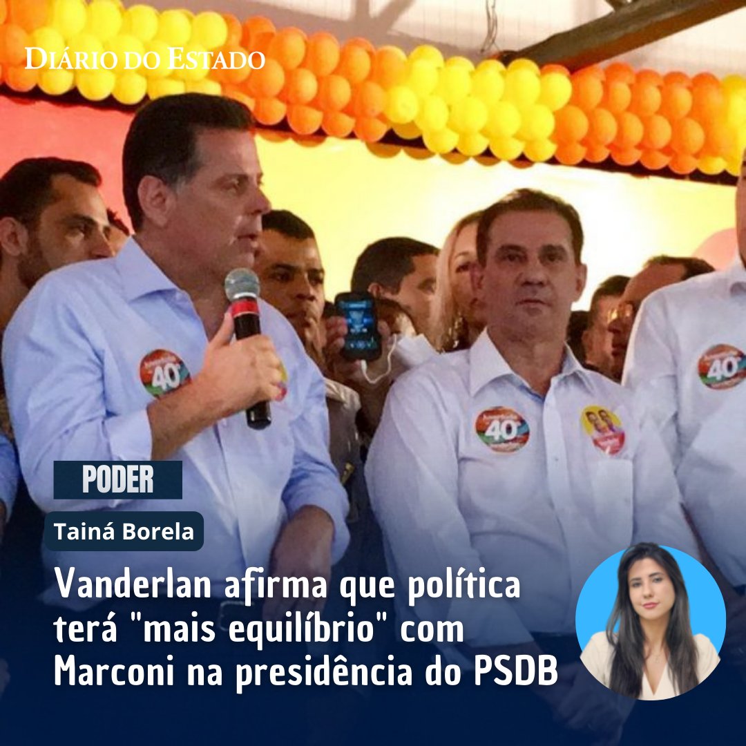 diariodoestado's tweet image. Vanderlan Cardoso afirma que política em Goiás terá &quot;mais equilíbrio&quot; com Marconi na presidência nacional do PSDB
shre.ink/Txmz

#MarconiPerillo #PSDB #goias #presidencia #DiariodoEstado