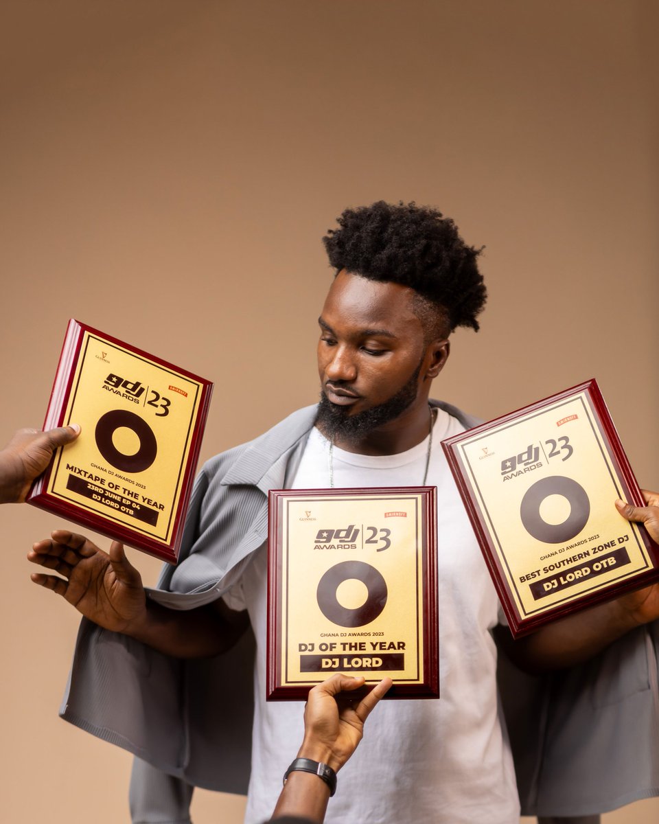 DjlordOTB's tweet photo. A heartfelt thank you once again to my adorable fans and the esteemed board of the Ghana DJ Awards for the recognition. 

📷 : Sorce Photography https://t.co/NbtZN7mA4c