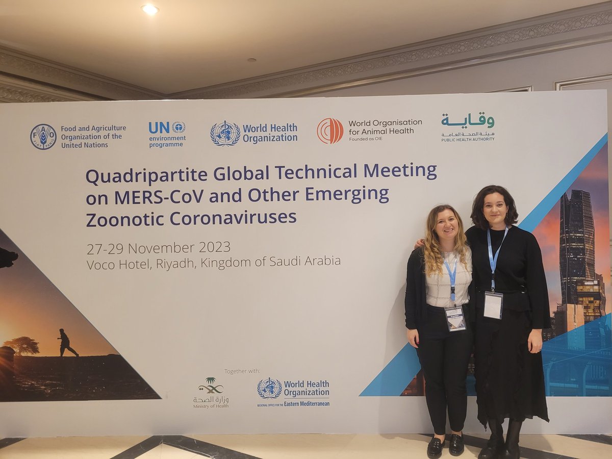 ruth_mccabe's tweet photo. Amazing week back-to-back conferencing!

So happy to see months of hard work come together for the global #MERS meeting in Riyadh 🇸🇦  and then to join #EPIDEMICS9 in Bologna 🇮🇹

Beyond grateful to get to work with so many brilliant scientists who are equally brilliant humans 🙏 https://t.co/gfpvDEWys7
