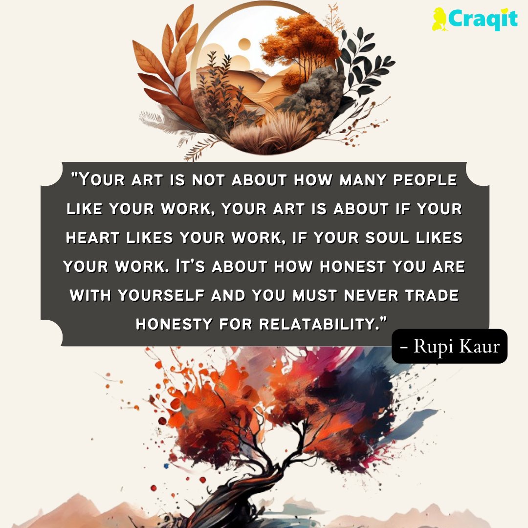 craqitcommunity's tweet photo. Create for yourself, not for others.
.
.
.
#craqit #craqitcommunity #artists #artworks #selfexpression #creativity #inspirationalquotes https://t.co/lFoiXkhcg1