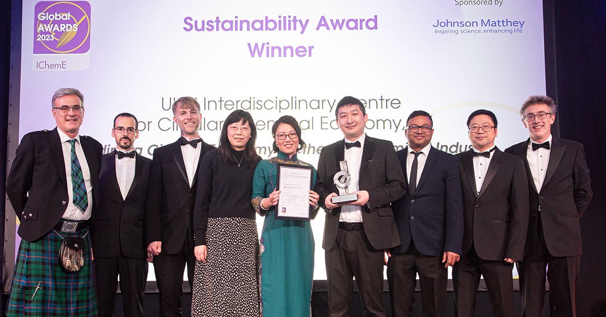 We are delighted to have won the prestigious Sustainability Award at the <a href="/IChemE/">IChemE</a> Global Awards dinner last night!

Congratulations to all of the finalists and award winners🎉

#Sustainability