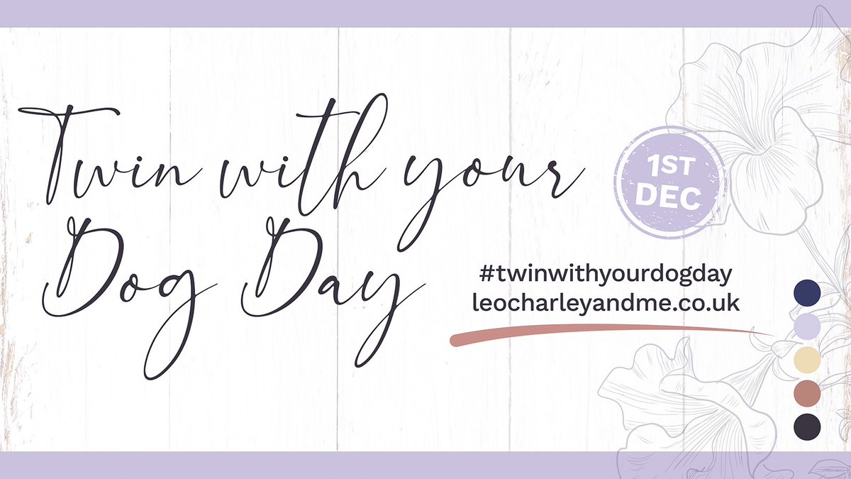 Today is the day!! If you are twining let us know! #twinwithyourdogday #lifeisbetterwithadog