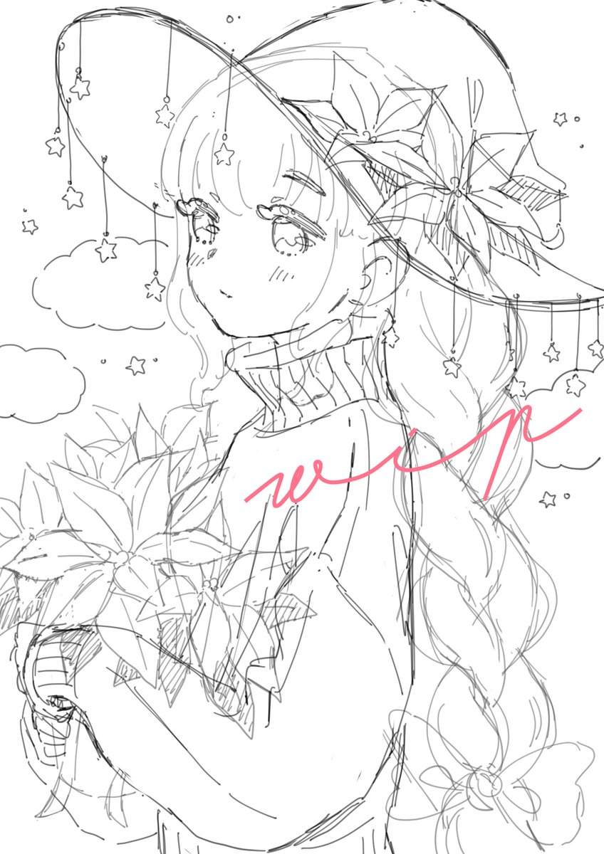 冬のフリーミント祭り参加します❣️ 来週12/8を予定していますが、まだ描けてません・・・💦 #WIP #mooon