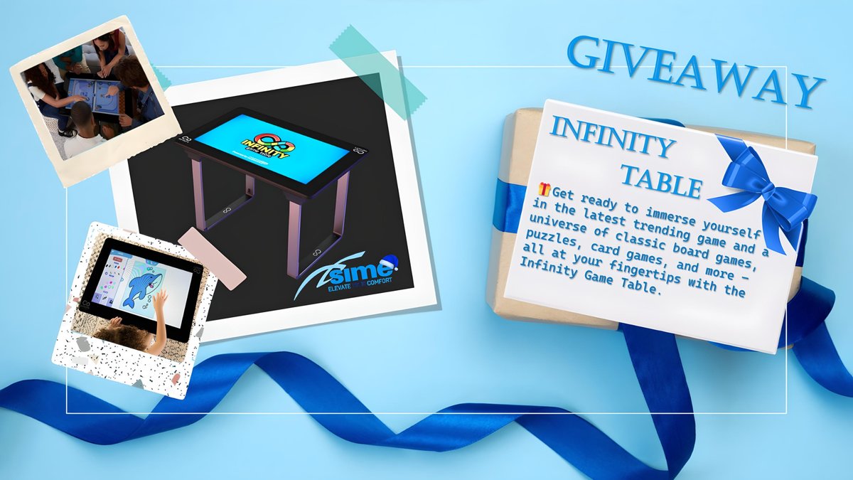 Sime_Boilers's tweet image. 🌟 GIVEAWAY ALERT: Win an Infinity Game Table! 🎉

Ready to level up your gaming experience? Participate in our exciting giveaway and stand a chance to win an Infinity Game Table!
🎮 Hurry and be part of this thrilling giveaway! 
 #infinitytable #giveaway #simeboilers