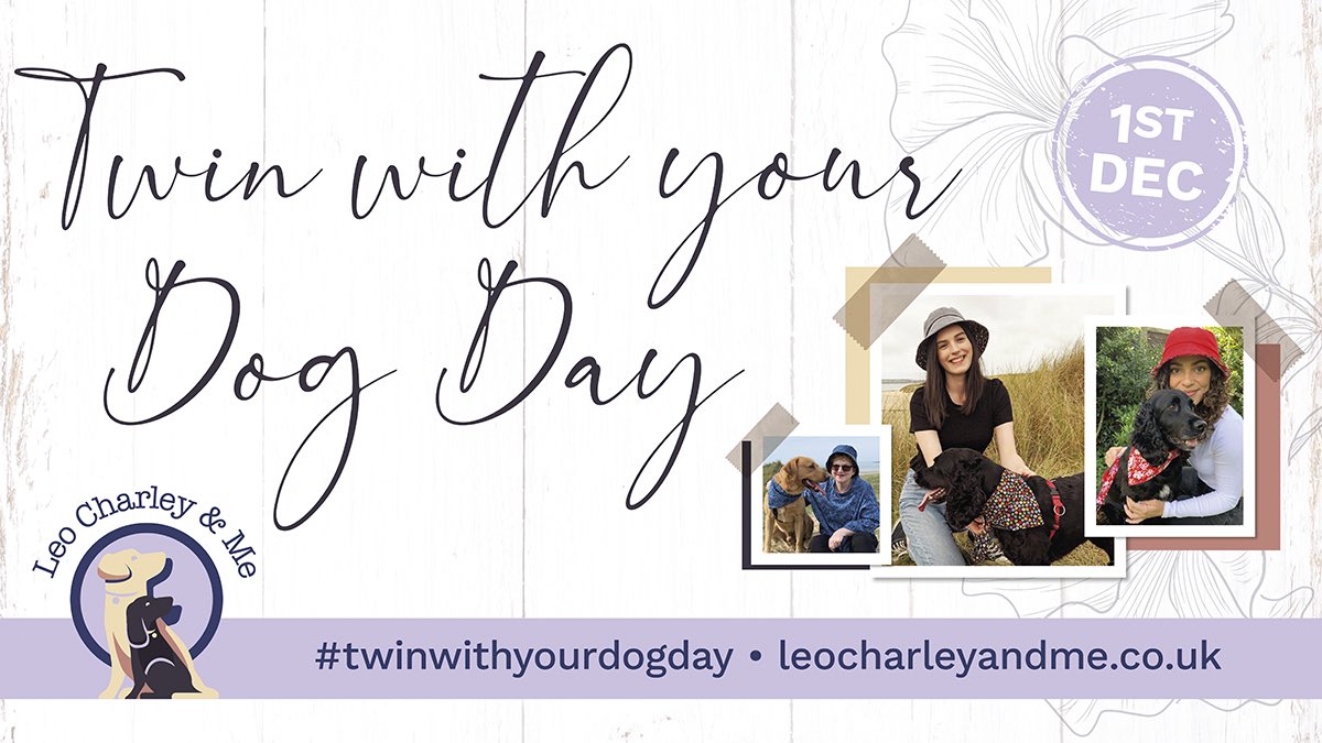 It’s #twinwithyourdogday We’re so excited to see all your matching outfits. Just use the hashtag and post your favourite pics. #havefunwithyourdog