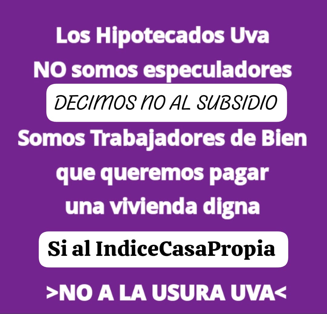 LauraDalmasso1's tweet photo. @hipotecadosuva #creditosUva INVIABLES
#Inflacion  RESPONSABILIDAD ABSOLUTA DE LOS GOBIERNOS DE @mauriciomacri Y @alferdez @CFKArgentina @SergioMassa
#GobiernoDeInutiles https://t.co/7WUOFlBoQ4