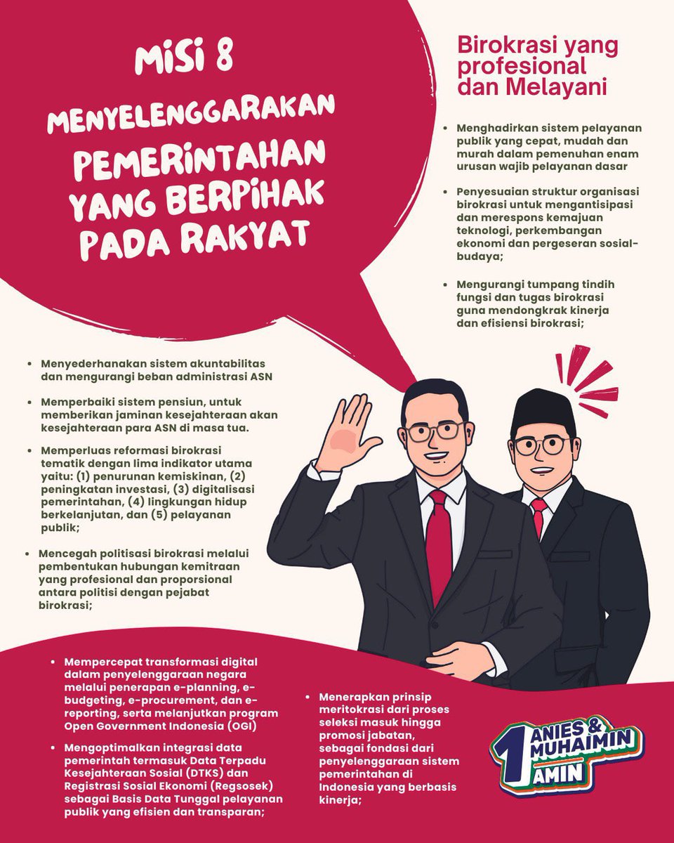 FirmanHanan's tweet photo. Birokrasi Bersih
#BirokrasiBersihAMIN
#AniesMuhaimin2024 https://t.co/1s2HuTora9
