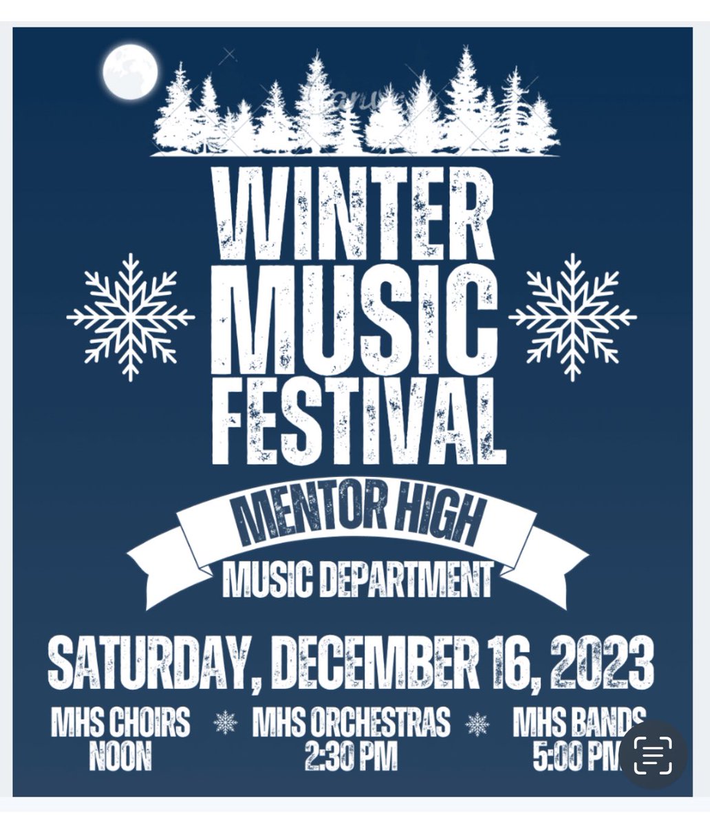 mentorFCMB's tweet photo. Come join us on December 16 for a day of great music! @mentorschools @musicmentorsmhs @MentorMSBands https://t.co/nyGk8MsTK7