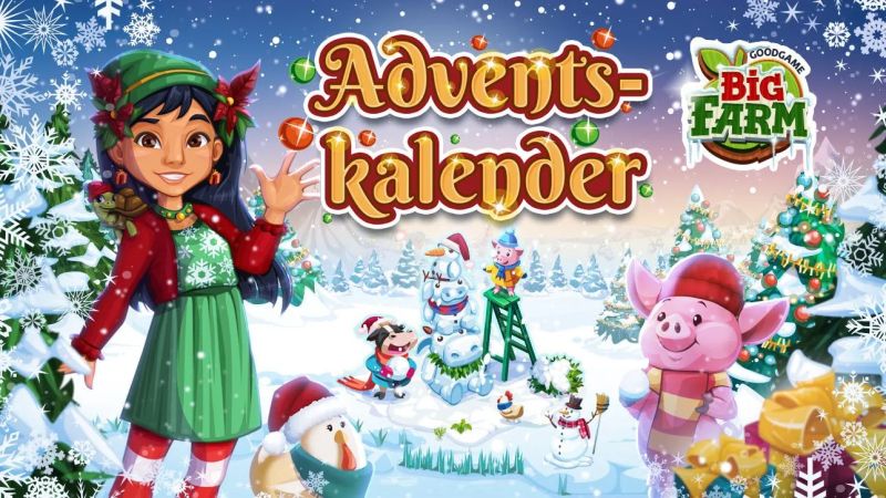 Wow, Goodgame Studios hat zum Dezemberanfang aber richtig einen rausgehauen. Es warten massig Aktivitäten auf euch in #BigFarm.

bit.ly/412qZPy