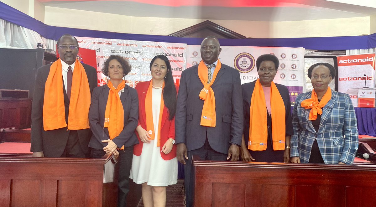 Today #UNFPAUganda joins @ADCinUganda & @JudiciaryUG at the High Court to launch the National Bench Book on Sexual and Gender Based Violence (#SGBV). The book ensures that gender-sensitive processes are upheld within the courtroom and equitable judgements are delivered. #16Days