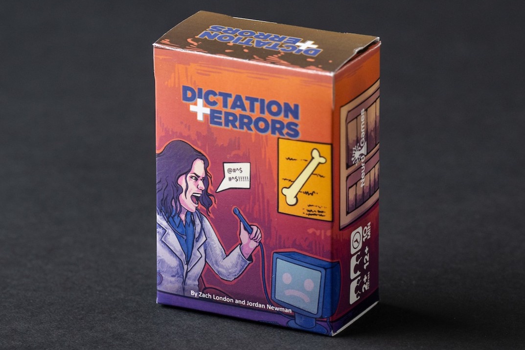 Welcome to Dictation Errors, the party game of hilariously mistranscribed medical terms. neurdgames.com/dictation-erro… Co-author: @UMICHNeuroRes PGY3 and game development prodigy @JordanHNewman. 1/🧵