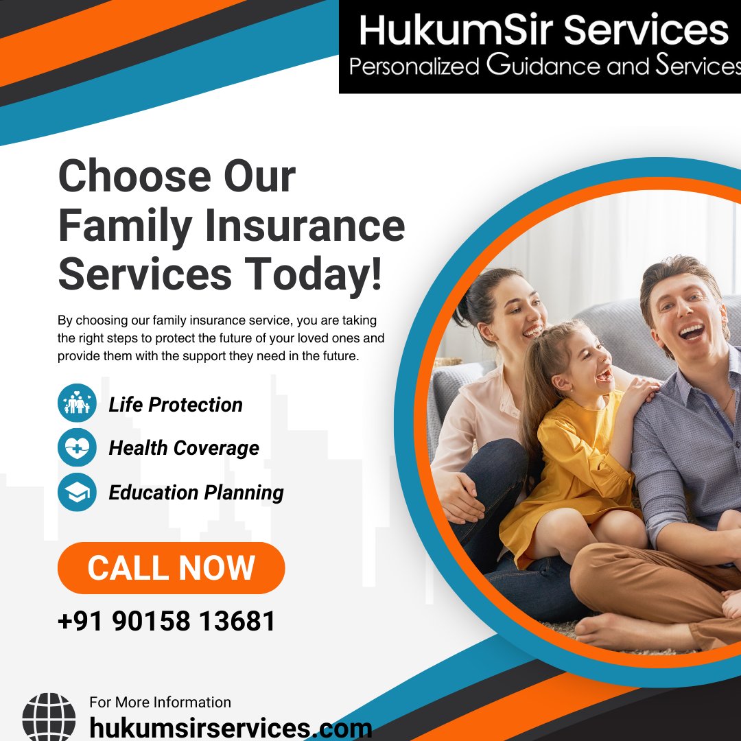 HukumSirService's tweet image. Protecting what matters most – because family is your greatest treasure. 🏡❤️ 
.
.
Contact us for any queries✔️:9015813681
.
#FamilyProtection
#SecureYourLovedOnes
#InsurancePeace
#GuardianOfFamily
#SafetyNet
#InsureWithLove
#SecureTomorrowToday
#FamilyFirstAlways