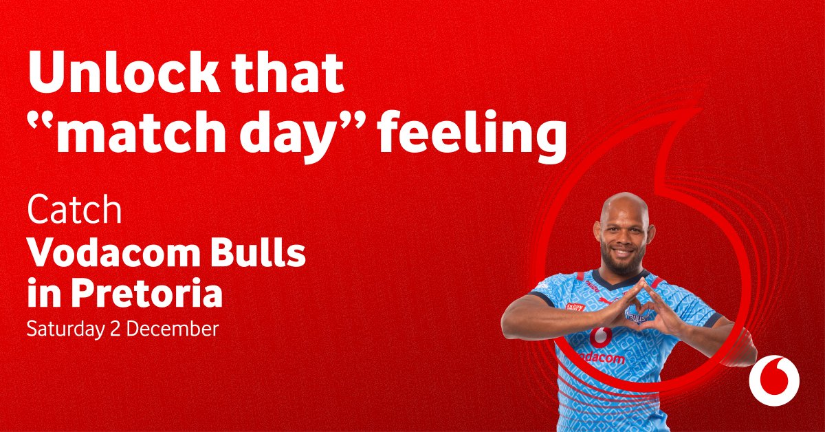 Calling all Vodacom Bulls supporters! 🤩 #UnlockYourSummer this Saturday and watch the Vodacom Bulls live in action. 🙌🔥