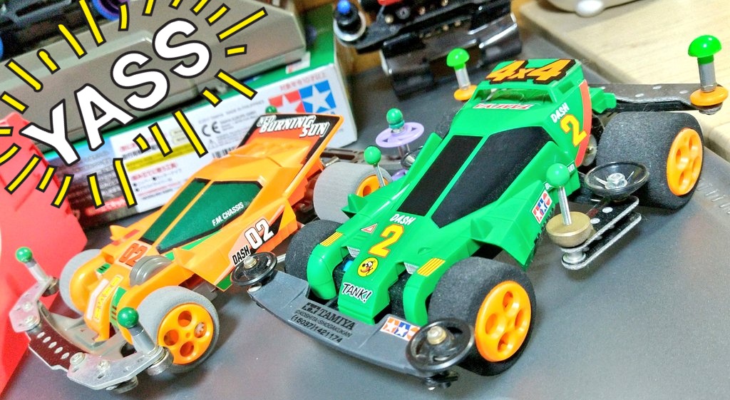 #徳田ザウルス #ミニ四駆 
#ダッシュ四駆郎
#ダッシュウォーリアーズ
#タミヤ #mini4wd

 #KeepOnRunning 👍