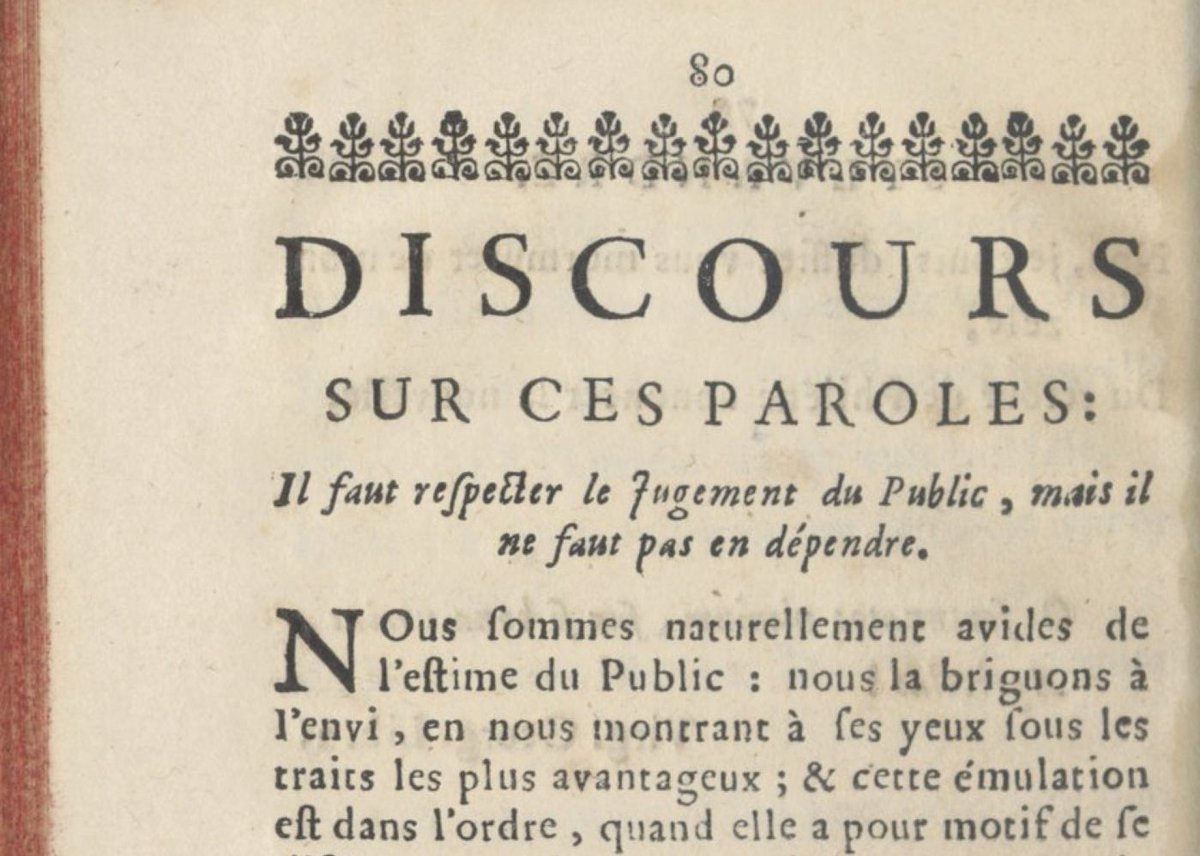 „Man soll das öffentliche Urteil respektieren, aber nicht von ihm abhängig sein.“ (Jeux Floraux, 1734)
In seinem Beitrag reflektiert Martin Urmann – auf historische Preisfragen rekurrierend – das (heutige) Verhältnis von Wissen und öffentlichem Diskurs.
👉 bit.ly/3Gvqt2Z