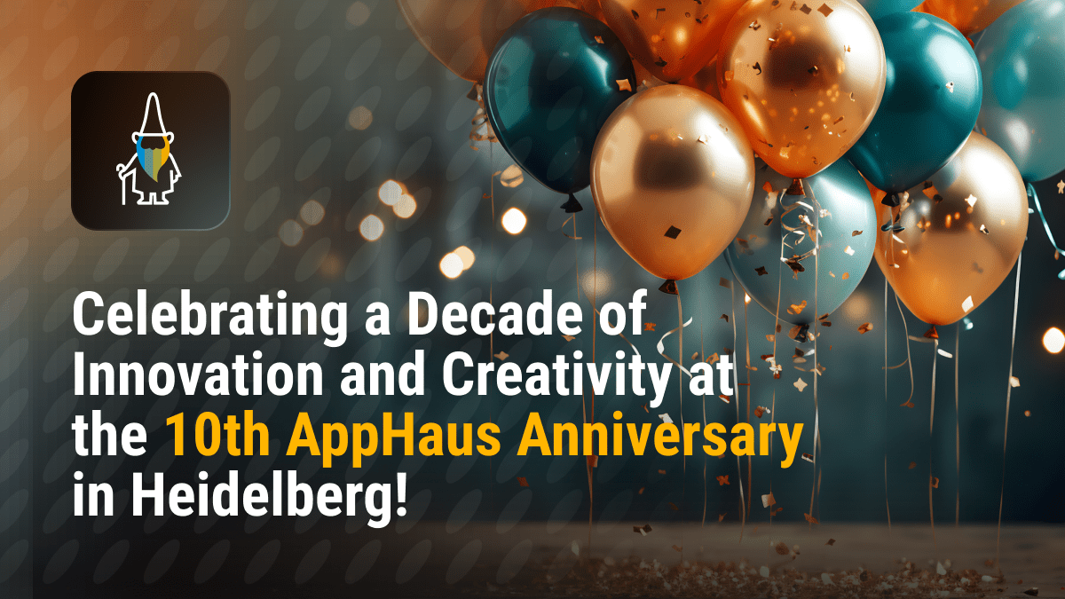 From November 28th to December 1st, the #AppHaus community came together to mark a remarkable milestone in Heidelberg, and it was a true celebration of innovation, design, and collaboration. Let's continue to explore new horizons, drive innovation, and shape the future together!