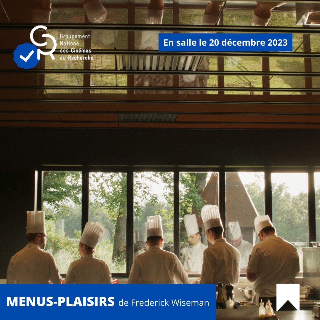 ✔️SOUTENU PAR LE GNCR 
MENUS-PLAISIRS de Frederick Wiseman 
🎥Sort en salle le 20 décembre 2023
<a href="/MeteoreFilms/">Météore Films</a>