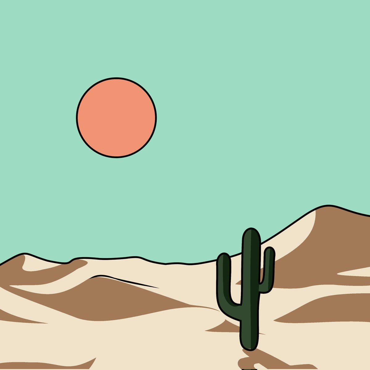 Gm frens 🤍 

"Desert #5"
Available on secondary 

▪︎5.55 XTZ
▪︎objkt.com/asset/KT1RXLDU…