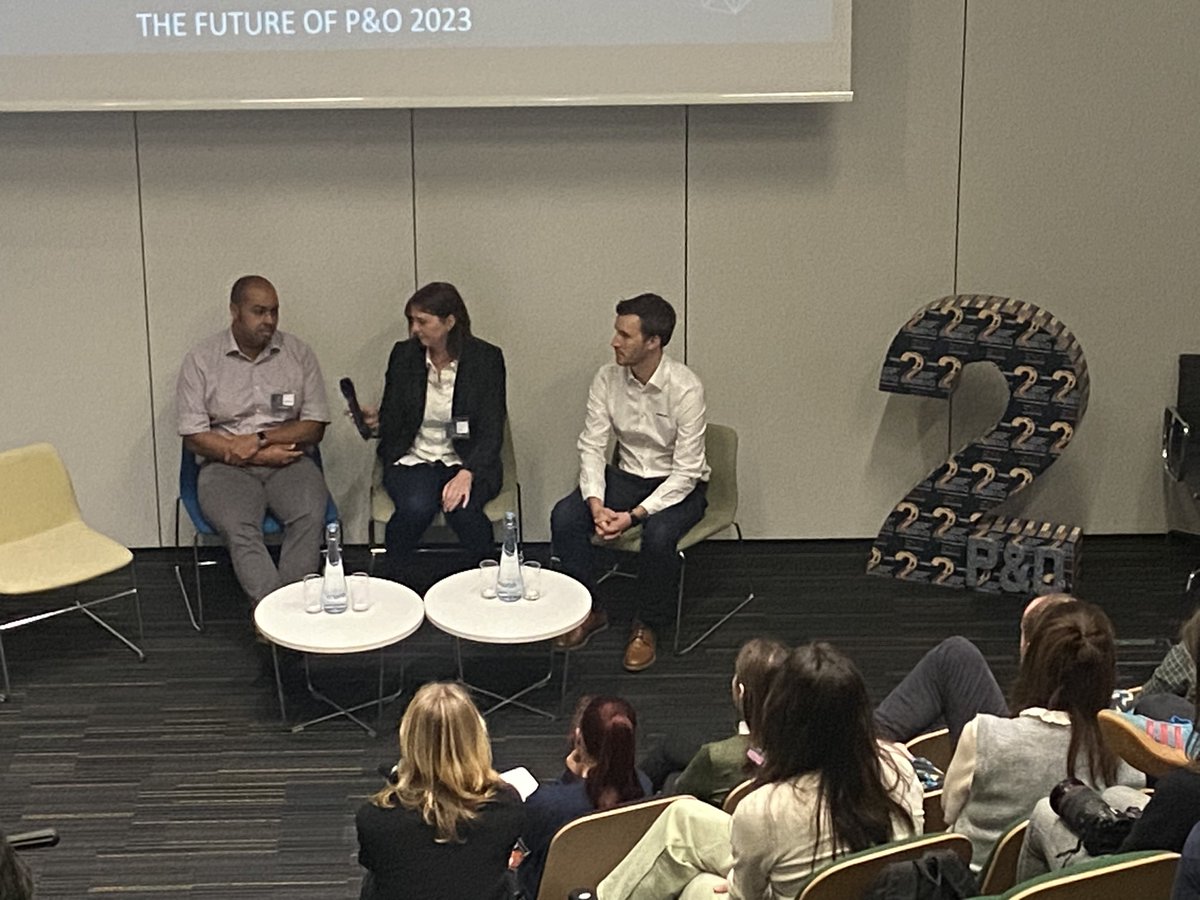 CDTPandOSociety's tweet photo. A marvellous discussion panel end the Biomechanics in P&amp;O session at #CDTPandOConference23, now time for lunch https://t.co/b51x2dw3cC