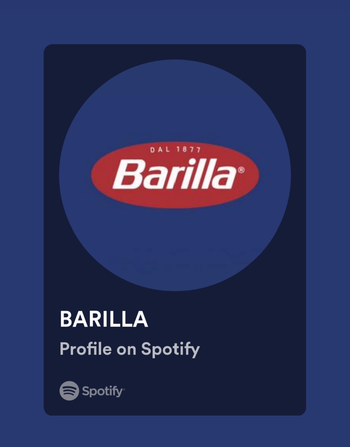 Barilla, Official Profile