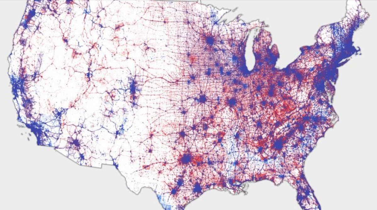 tunguz's tweet photo. Distribution of illegal Matlabs in the US. https://t.co/jVkEboN0J0