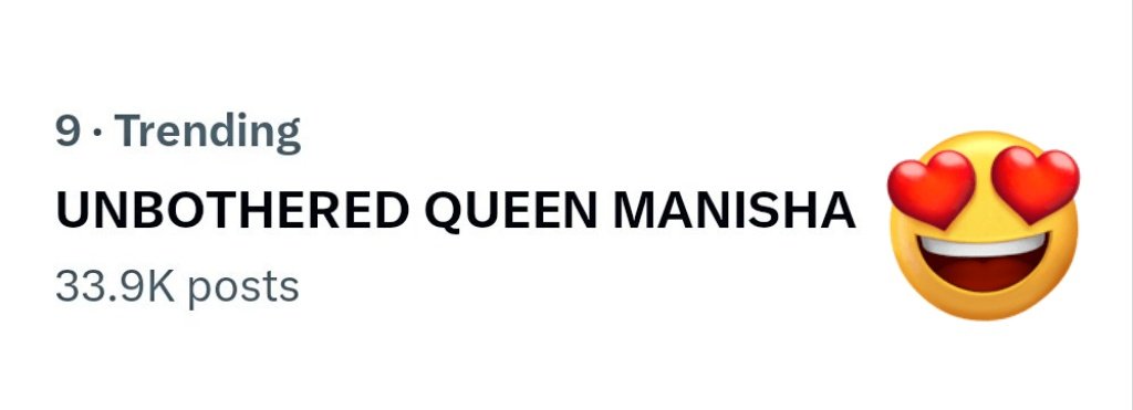 Rohithitmanstar's tweet photo. Guys we are trending at no.9 in india..

Do mass retweet and like 

UNBOTHERED QUEEN MANISHA https://t.co/nD0HxVXl9d