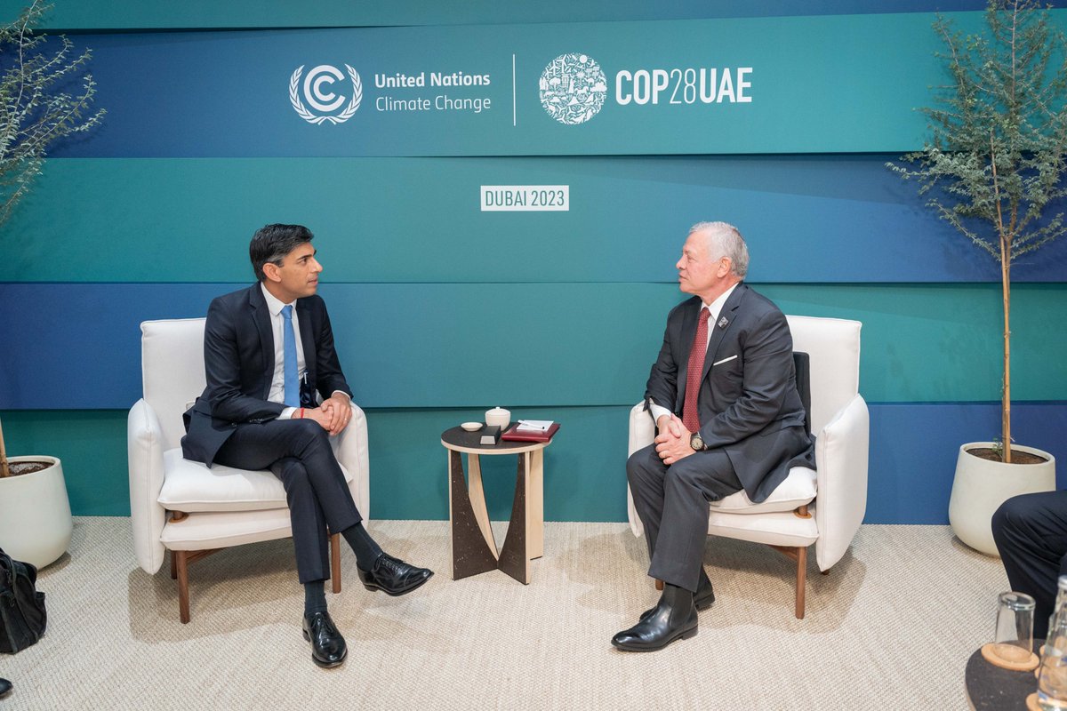 His Majesty King Abdullah II, at a meeting with British Prime Minister Rishi Sunak, warns of the disastrous consequences of resuming the war on #Gaza and targeting densely populated areas.
#Jordan