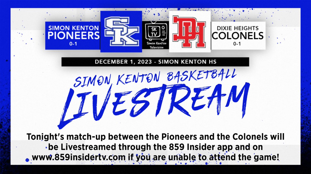 Can't make it to the game tonight?  We've got you covered!  Tune in and watch the PIONEERS take on the Colonels!