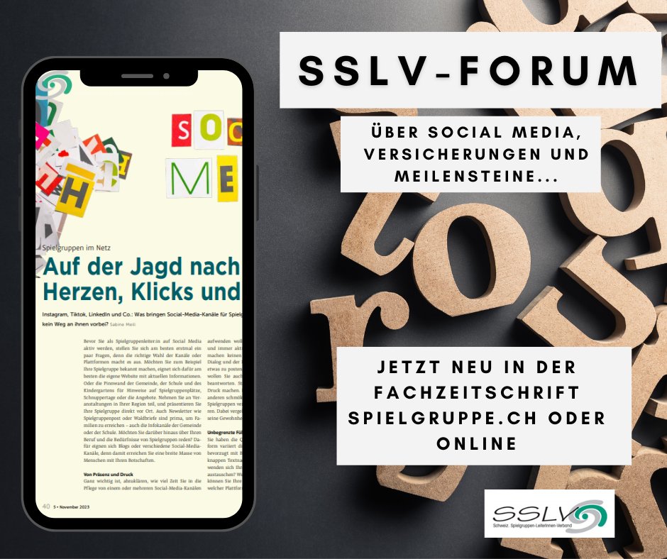 Schweiz. Spielgruppen-LeiterInnen-Verband SSLV tweet media