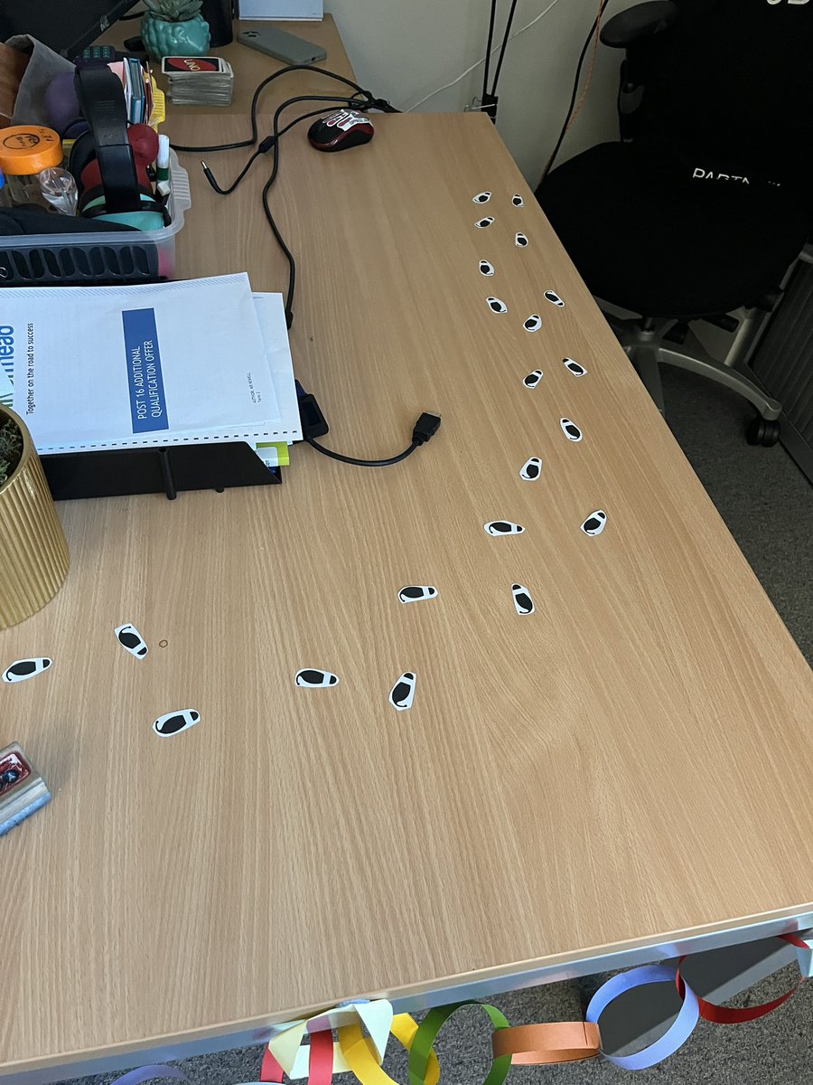 Arrived to the PR &amp; PR+ rooms to find we’ve got new festive visitors. Learners are currently investigating who might be the culprit - Mr M Nolan or Kirstie are front runners (as this is Kirstie typing she can protest her innocence)! <a href="/RivermeadTrust/">Rivermead Inclusive Trust</a> <a href="/RivermeadSchool/">Rivermead School</a> <a href="/RivermeadCEO/">Tina Lovey OBE</a>