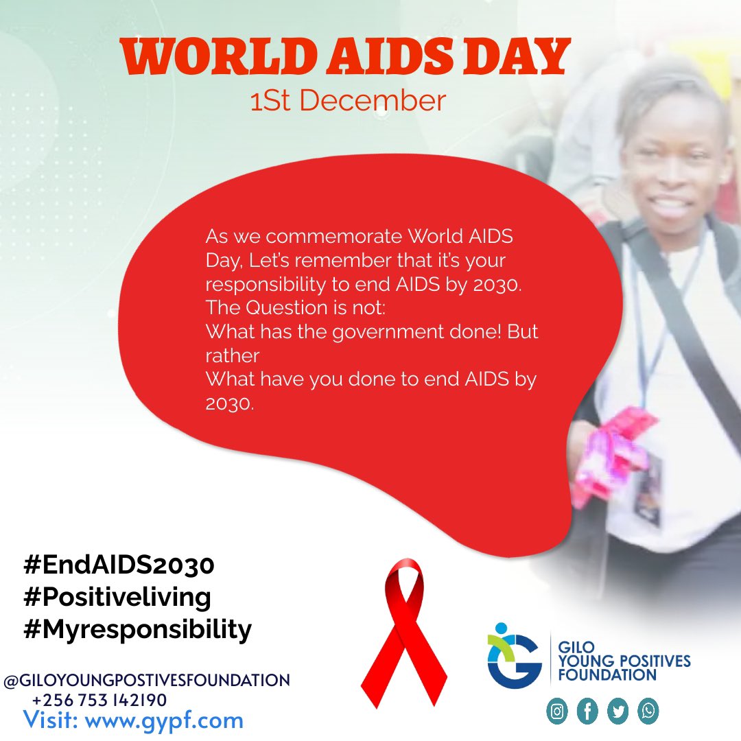 WHAT HAVE YOU DONE TO END AIDS BY 2030? 
By letting communities lead means meaningfully engaging everyone in our communities and make this everyone’s responsibility.! 
#LetCommunitiesLead 
#WorldAIDSDay #EndAIDs2030 
#EndAids2030Ug #Positiveliving #HIVBeautyQueen