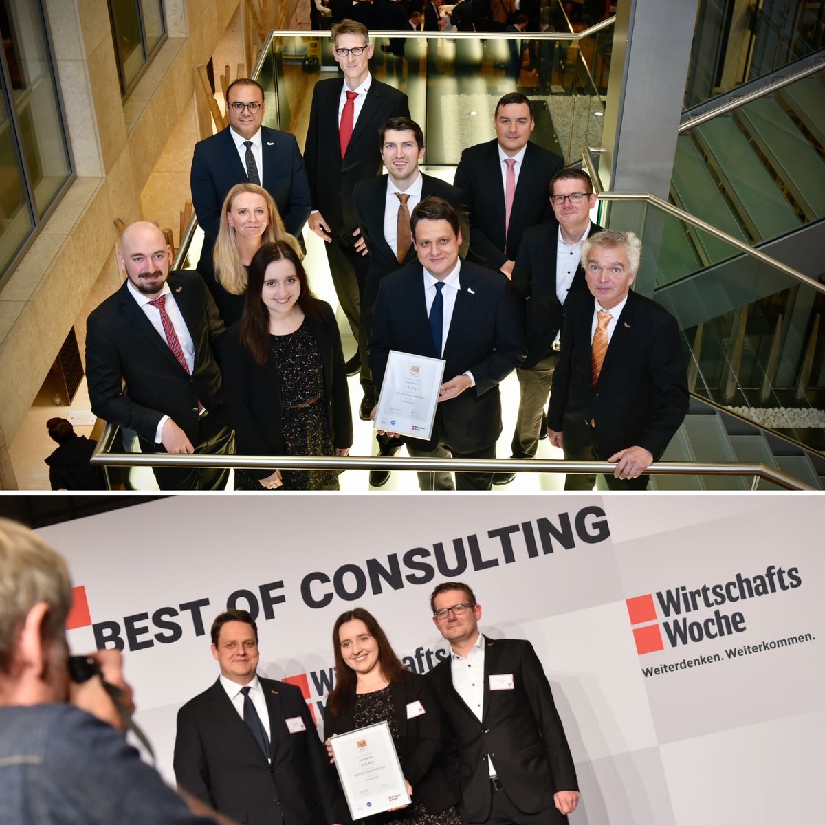 Wir konnten erneut den Best of Consulting Award 2023 gewinnen! 🏆

Zusammen mit <a href="/50Hertzcom/">50Hertz</a> erhielten wir die Auszeichnung in der Kategorie “Technologies“:

bearingpoint.com/de-de/ueber-un…

#NewEnergy #BestOfConsulting #Energieversorgung #erneuerbareEnergien