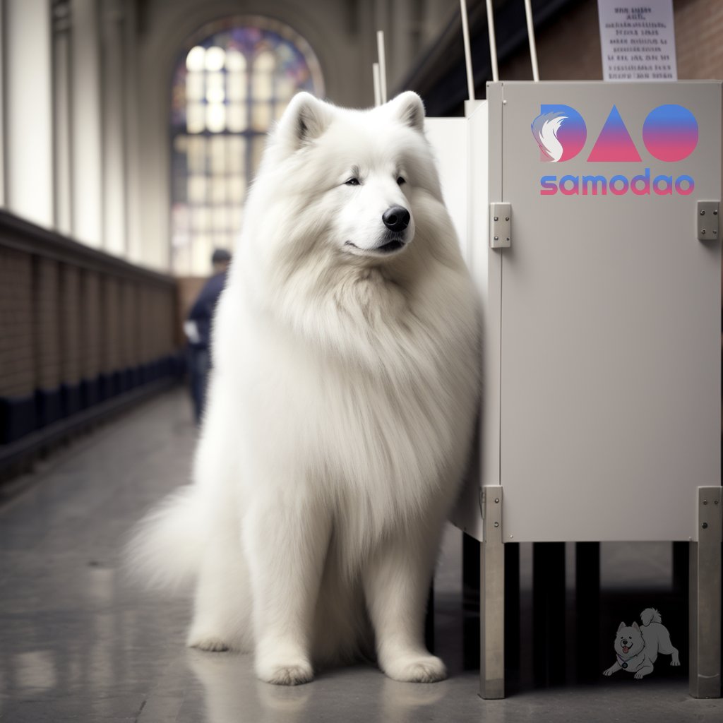 The SamoDAO Proposal Window is Open! 🐕‍🦺

Want to propose an adjustment and/or change to the SamoDAO?! 💡

The TDC will review all proposals on December 6th and circle back 🫡

ALL DAO MEMBERS CAN NOW SUBMIT THEIR PROPOSALS ON OR BEFORE December 7th, 2023!