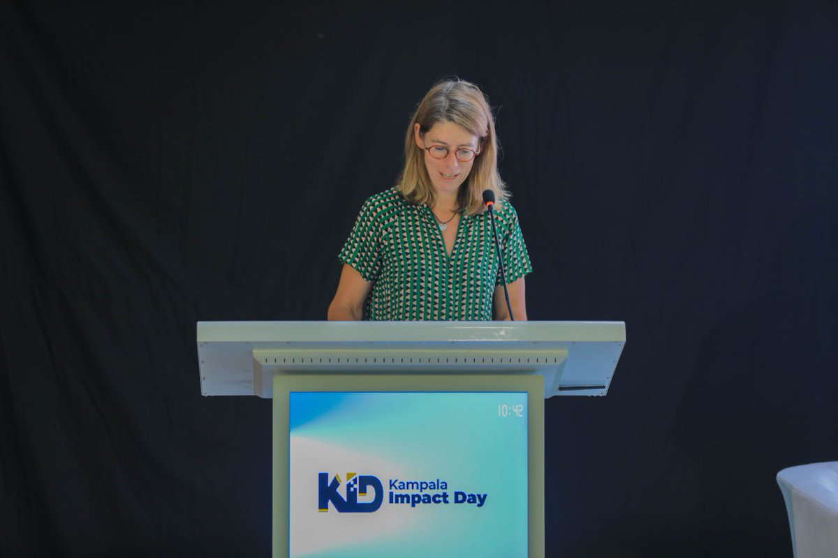 EinsteinRising's tweet photo. Williams a representative of @EUinUG   Talked about the priorities of the European Union like enabling infrastructure and how the green investment is vital for the economy to Crete jobs , promote trade between Uganda and European Union

#KID2023
#ScalingClimateAction https://t.co/Gcm64jqjM7