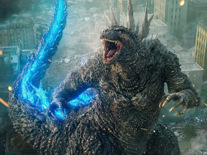 HorrorCarnival's tweet image. Takashi Yamazaki's Godzilla Minus One is a masterclass in action and storytelling, a spectacle about humanity, and an elegy to one of the most iconic beasts of all time. It's a masterpiece of kaiju cinema.