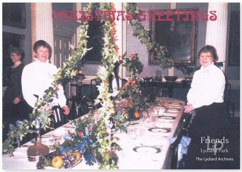 Since the early 1990's Lydiard House is traditionally dressed for Christmas during December. This photo was taken in the mid 90's when the theme was Victorian. Visit Lydiard House now (Wed-Sun) to see the house decorated for Christmas. <a href="/LydiardMuseum/">Lydiard House Museum</a> <a href="/LydiardPark/">Lydiard Park</a> <a href="/ElizStJohn/">Elizabeth St.John</a>
