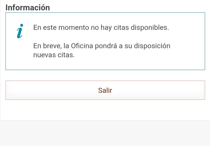 felyd's tweet photo. @policia Tengo mas de 1 semana tratando de conseguir la cita para el nie y siempre me dice lo mismo, sera que alguien me puede ayudar con eso https://t.co/mFLZEgV1dl