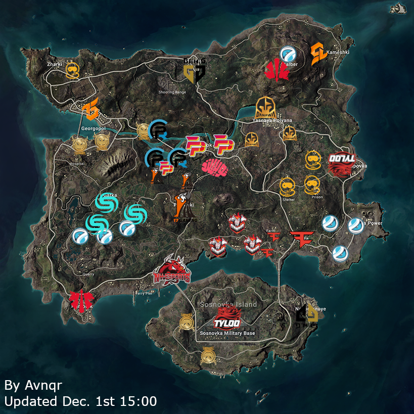 Avnqr's tweet photo. Latest updated drops for all 4 maps at #PGC23
Who is your favorite to win?
We are starting with Miramar and it looks like its gonna be alot of early action!
Tune in at 18:00 CET
Twitch / PUBG https://t.co/20USKxy70K