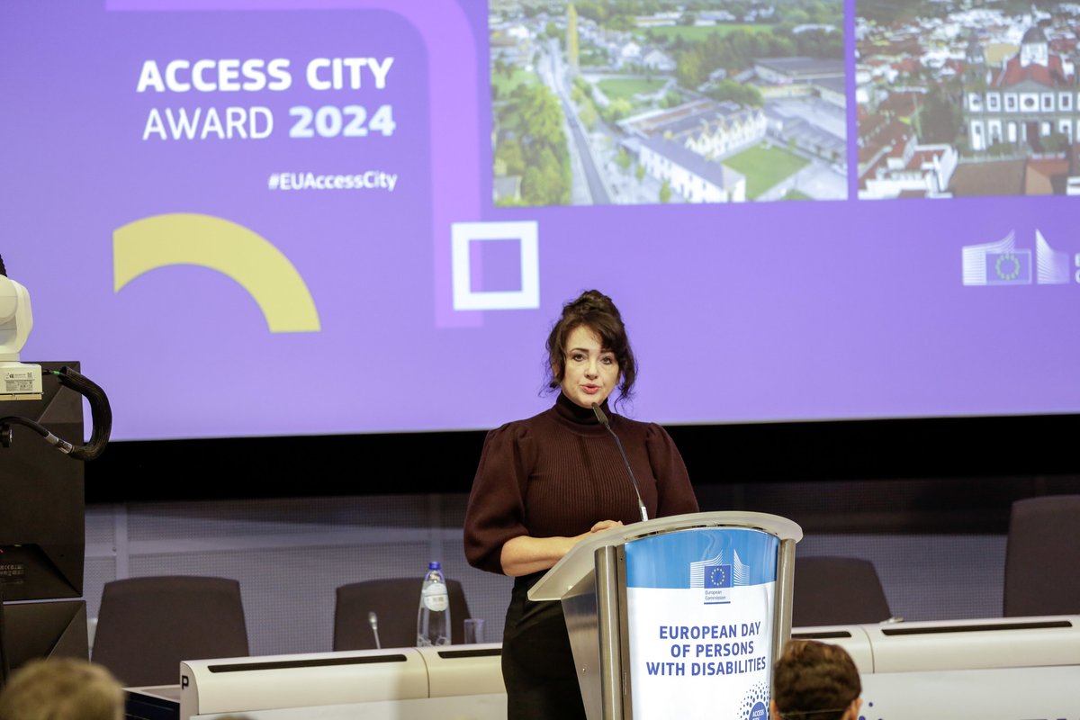 “Accessibility is integral to achieving an inclusive society as it is an enabler of rights and autonomy” - Commissioner @helenadalli at the 2024 #EUAccessCity Award opening. #EUDisabilityRights #UnionOfEquality #EDPD2023