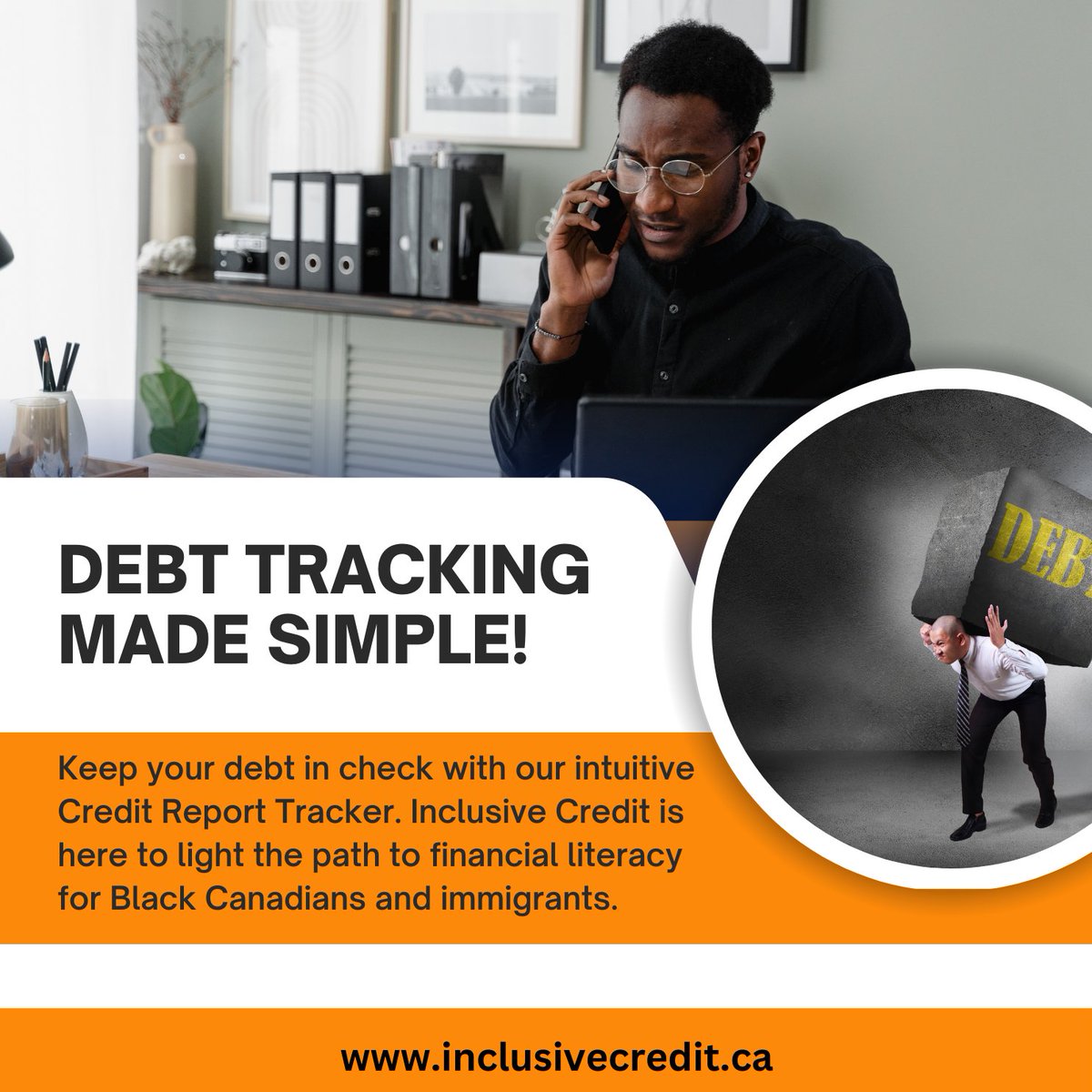 ImmigrantCredit's tweet photo. Debt Tracking Made Simple!

Keep your debt in check with our intuitive Credit Report Tracker. Inclusive Credit is here to light the path to financial literacy for Black Canadians and immigrants.

#debttracking #creditreporttracker 

💥Website: https://t.co/gEQxMxuz8q https://t.co/9rPBvi7ygg