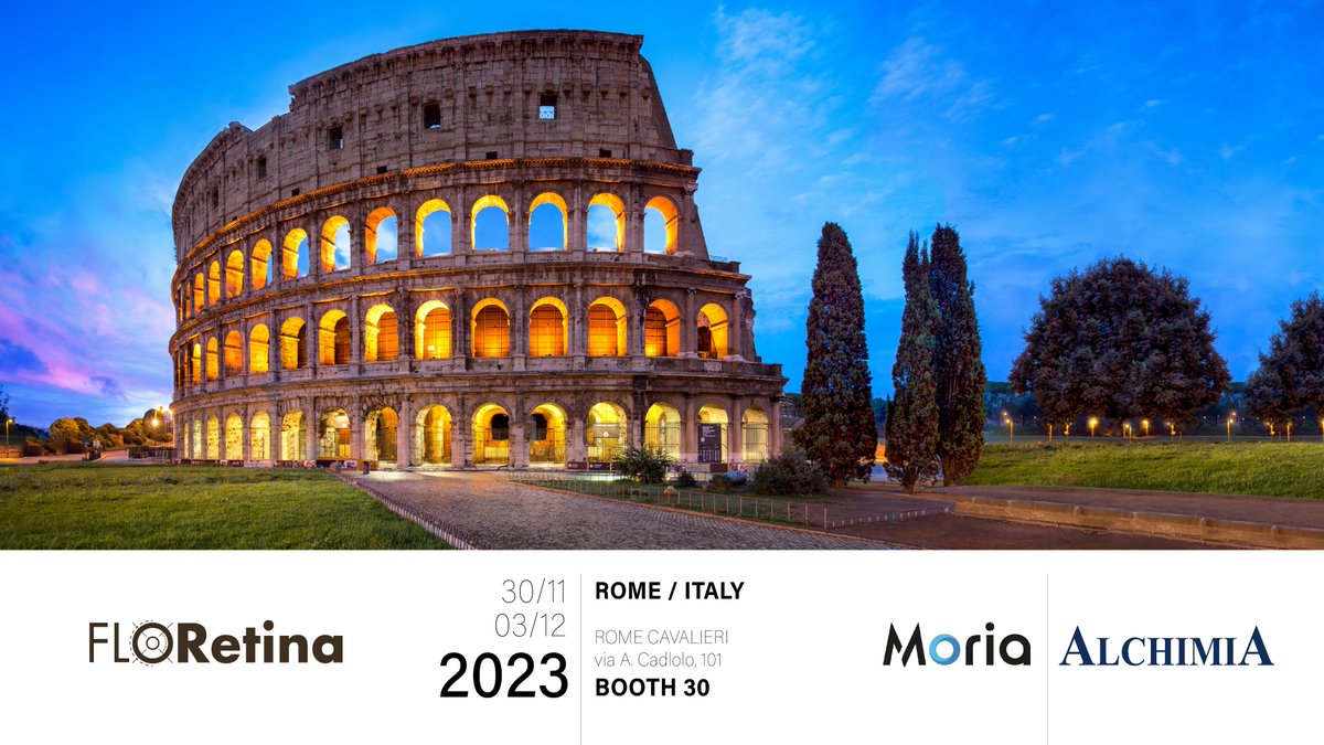 ALCHIMIAsrl's tweet photo. 👁️👁️ Exciting news! We're thrilled to be part of the 2023 FLORetina Congress. Find us at booth 30! 🌐🚀 #Alchimia #Moria #OphthalmicSurgery #Booth30 #FLORetinaIcoorMeeting https://t.co/8niraGj7Zp
