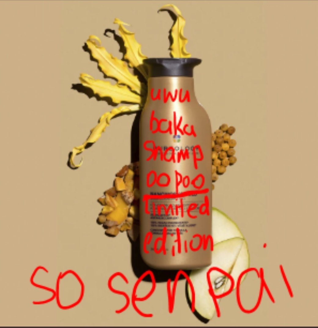 christmas_tree6's tweet photo. @whosanniex FINE
*uses ultimate golden baka shampoopoo limited edition* https://t.co/XeNXHrAqks