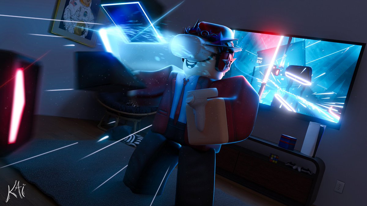 Here's a VR gfx I made since I'm addicted to it
It's been a while 

I might be opening comms again in December 

Likes and Rts are appreciated!

#RobloxGFX #RobloxDev