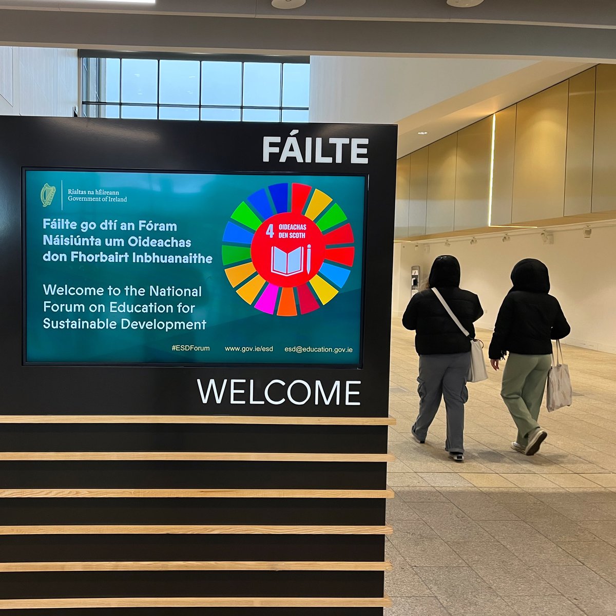TU Dublin is delighted to welcome the <a href="/DeptofFHed/">Department of Further and Higher Education</a> , <a href="/Education_Ire/">Department of Education and Youth</a> and @dcediy to the University today for the Eighth National Forum on Education for Sustainable Development 🌍

#ESDForum
#TUDublinSustainability