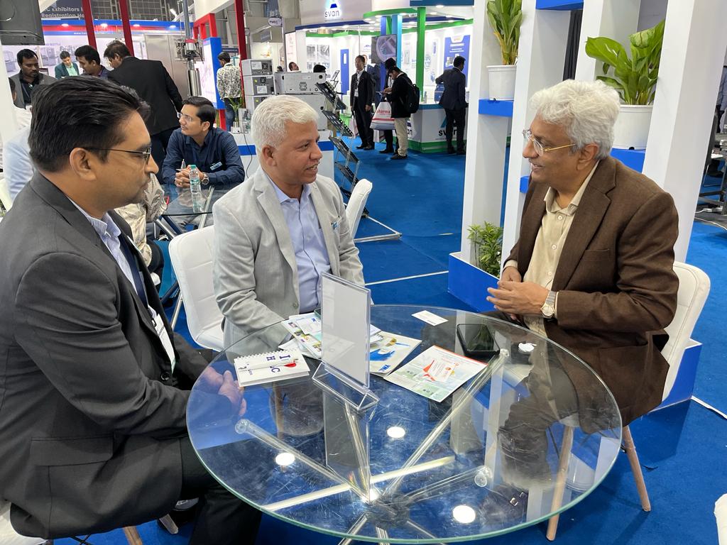 LtdYmc's tweet image. The CPHI PMEC India 2023 event was a tremendous success and left everyone asking for more. Here are a few glimpses of the YMC India Team and the visitors. #cphi2023 #pharmaevent #YMCIndia #cphipmec #knowledgesharing