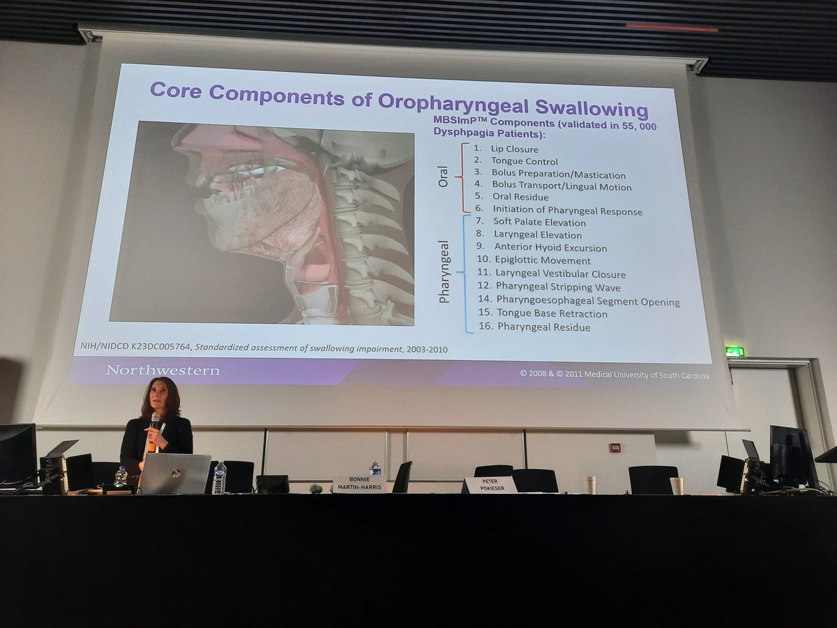 Another day of stimulating talks and discussions on all things dysphagia and respiratory function. We were reminded of Bonnie Martin-Harris's great work (with a shout out to @MBBrodskyPhD) . Lots of food for thought 🤔 #ESSD2023